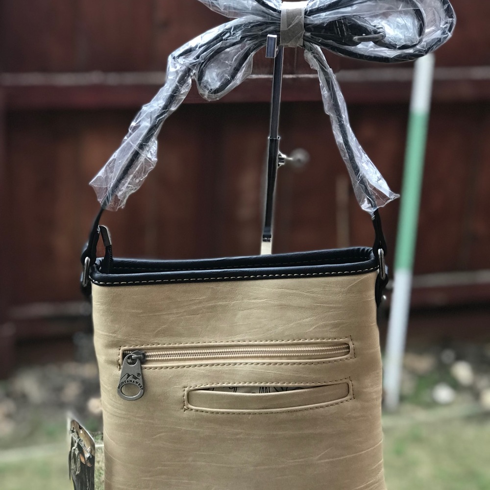 Montana West Beige Crossbody - Picture 2 of 7